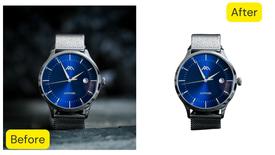 Professional product photography with clean background