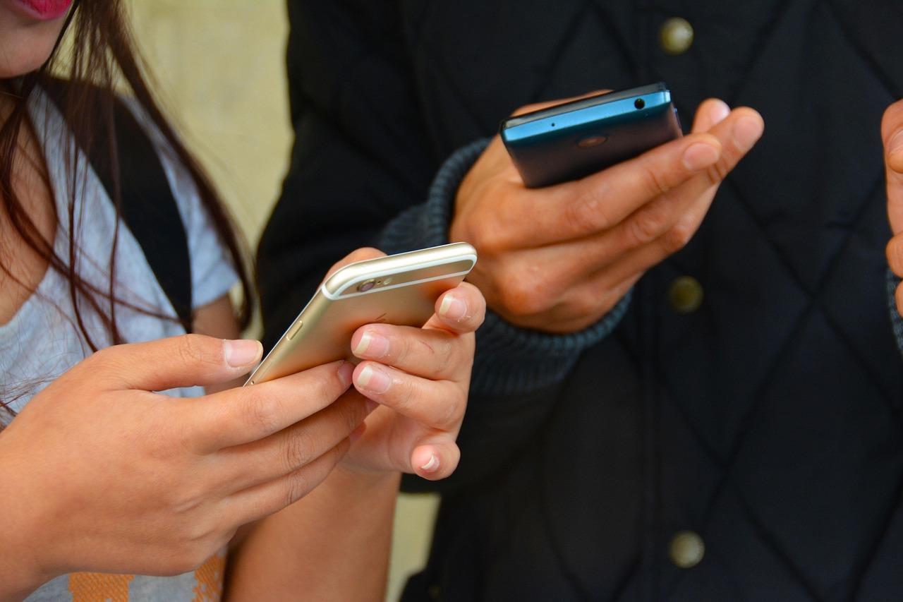 Content creator using text to speech technology on multiple social media platforms with mobile devices