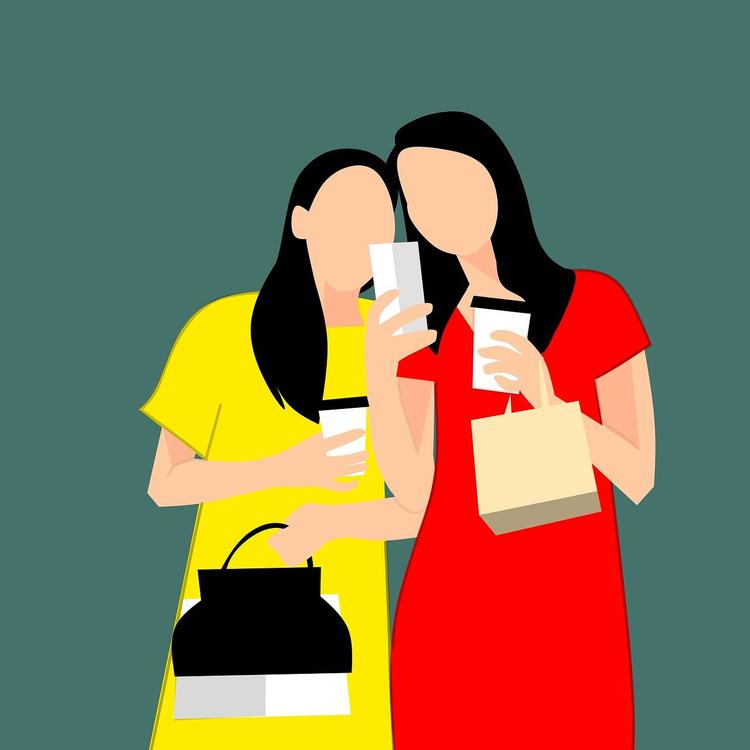 コンバージョン指標とショッピング指標が表示されたInstagramビデオ