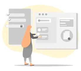 Digitales Analytics-Dashboard, das Content-Performance-Kennzahlen mit Diagrammen und Grafiken auf einem Computerbildschirm anzeigt