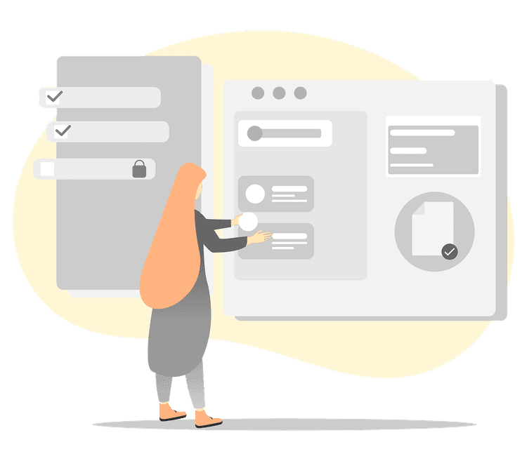 Digitales Analytics-Dashboard, das Content-Performance-Kennzahlen mit Diagrammen und Grafiken auf einem Computerbildschirm anzeigt