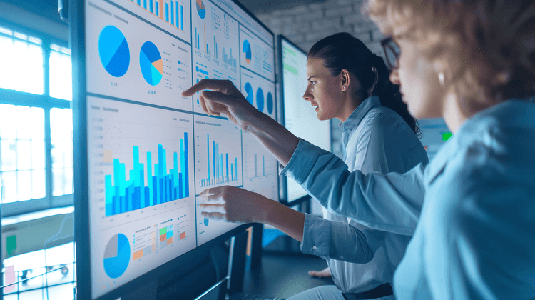 Data dashboard na nagpapakita ng Twitter hashtag performance analytics na may mga pangunahing sukatan na naka-highlight