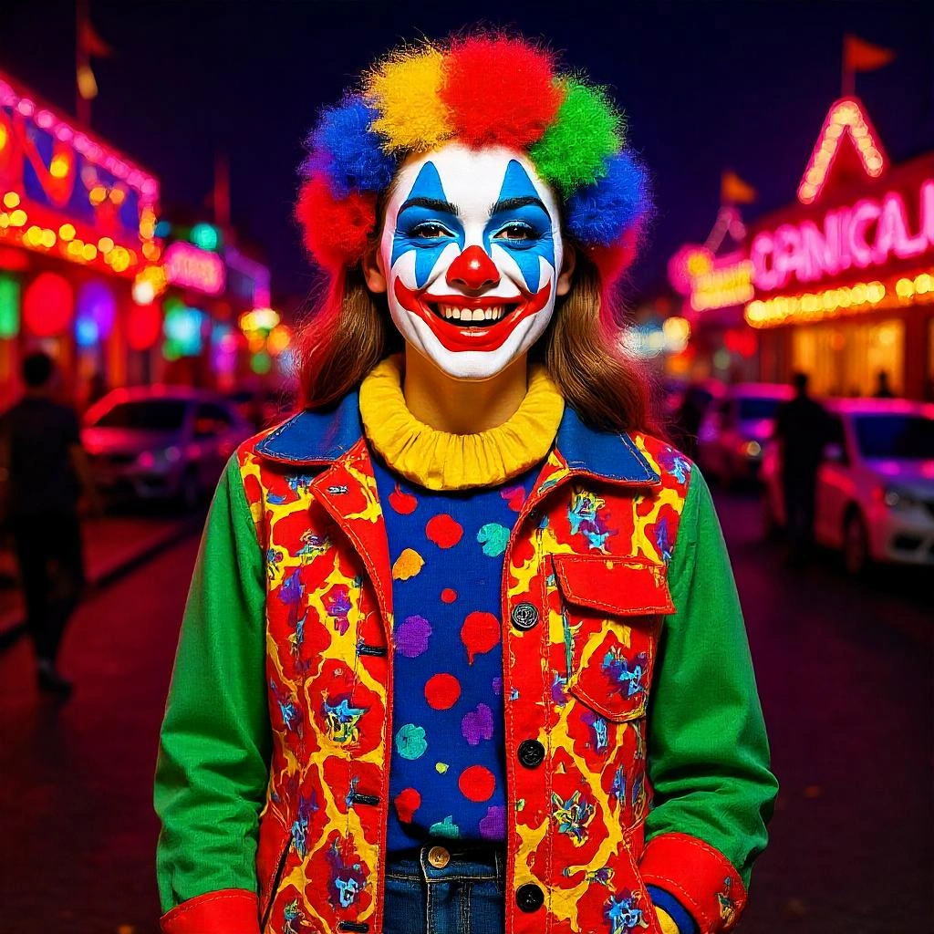 Clown Carnival Character Clown Carnival Character