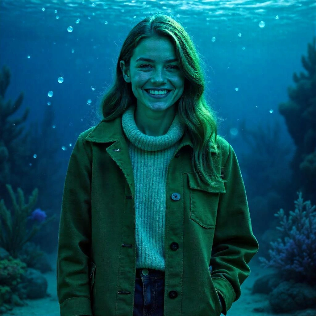 Underwater Ocean Scene Underwater Ocean Scene