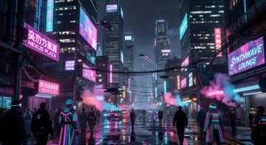 Cyberpunk Futuristic Neon Photography