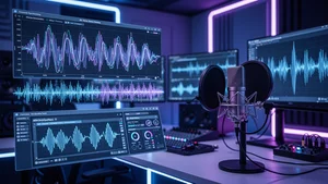 Voice cloning technology visualization