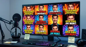 AI Thumbnail Creators for YouTube YouTube thumbnails on screen