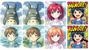 Photo to Cartoon Converter Photo converted to anime and cartoon styles