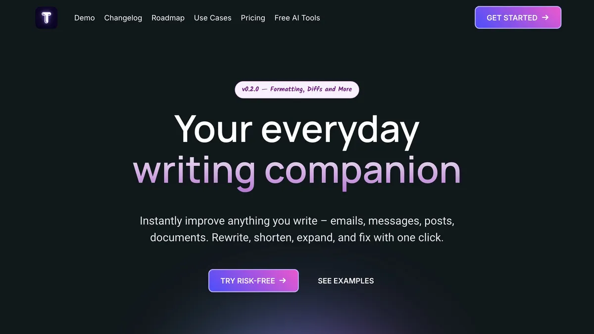 TextWisely lightweight macOS writing companion with quick actions