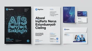 Poster designs with AI-generated typography and perfect text in marketing materials