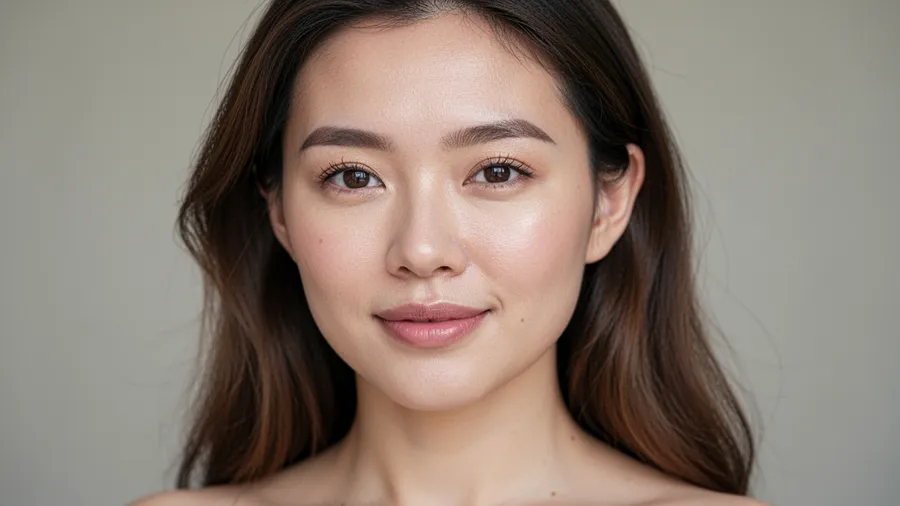 Portrait showing subtle natural enhancement that maintains authenticity while improving presentation