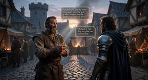 AI NPC conversation in RPG game