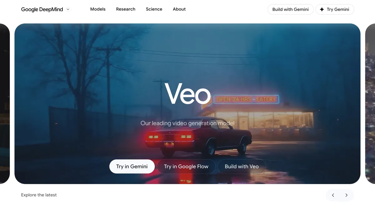 Google Veo 3 realistic 4K video generation with audio