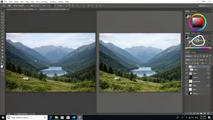 Object removed from photo before after