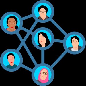 Facebook algorithm visualization with engagement metrics rising