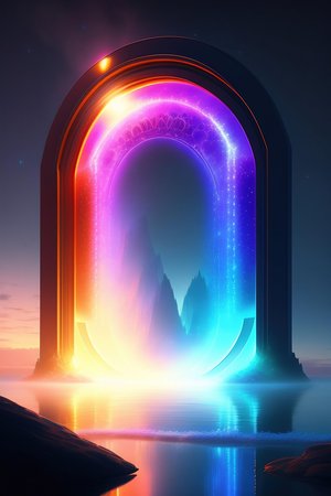 Various social media platforms displaying AI-generated graphics optimized for each platform's requirements