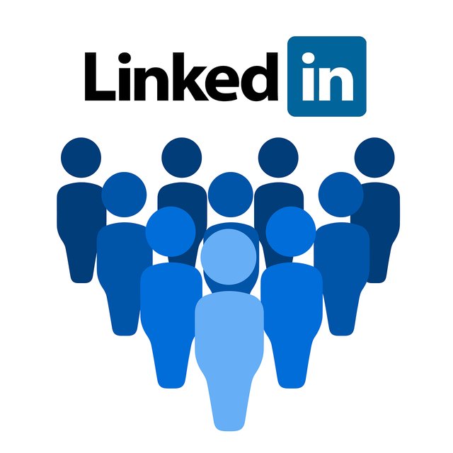 Professional looking at LinkedIn profile with optimized hashtags attracting recruiter attention