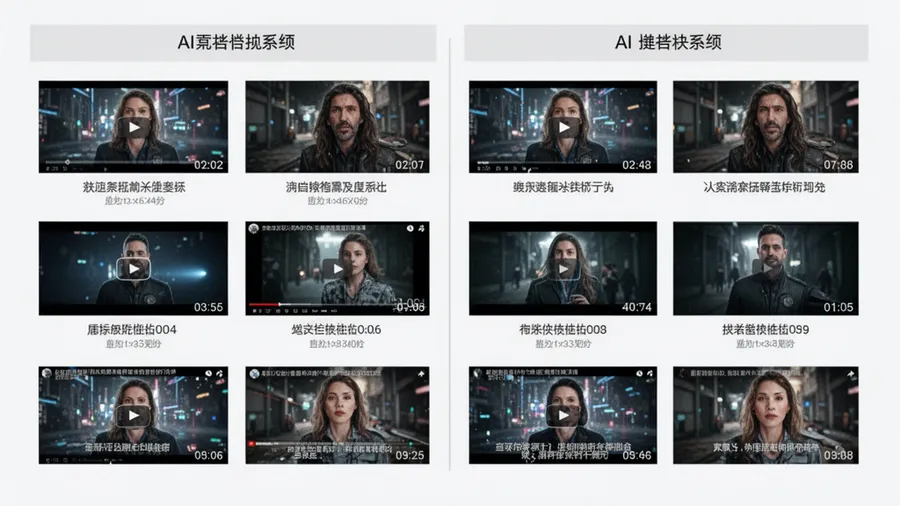 Video creator analyzing AI-generated video quality on professional monitor