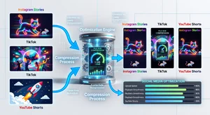 GIF Optimization for Social Media: Instagram Stories, TikTok & YouTube Shorts 2026