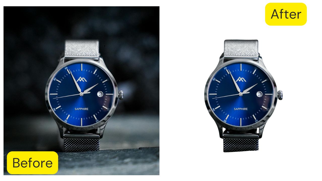 Fotografía de producto profesional con fondo limpio