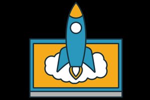 Developer optimizing CMS performance with multiple monitors showing speed metrics, database queries, and website analytics dashboard