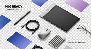 Product transparent PNG on checkerboard background ready for Shopify upload, clean edges and professional finish