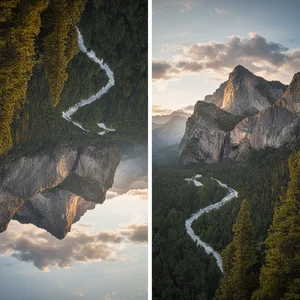 Various scenarios showing rotated images being corrected, including screenshots, photos, and documents