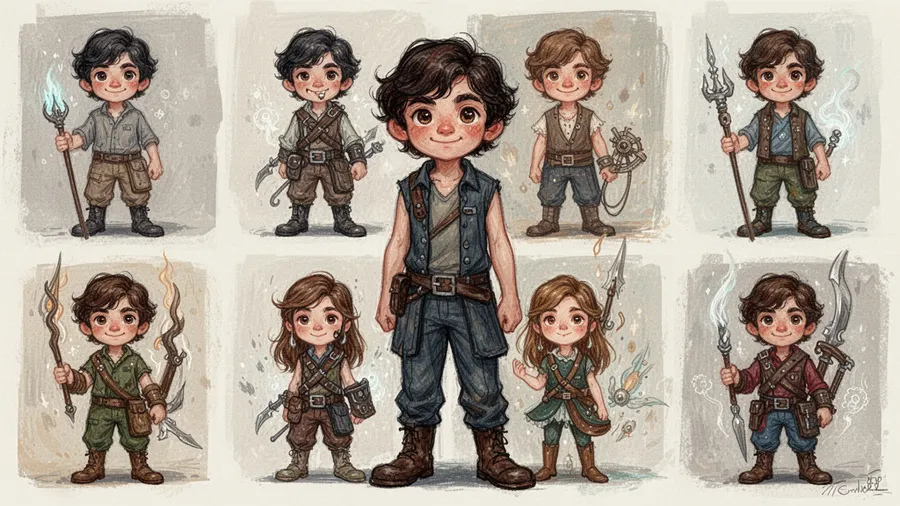 Different artistic styles applied to the same consistent character showing versatility while maintaining recognizability