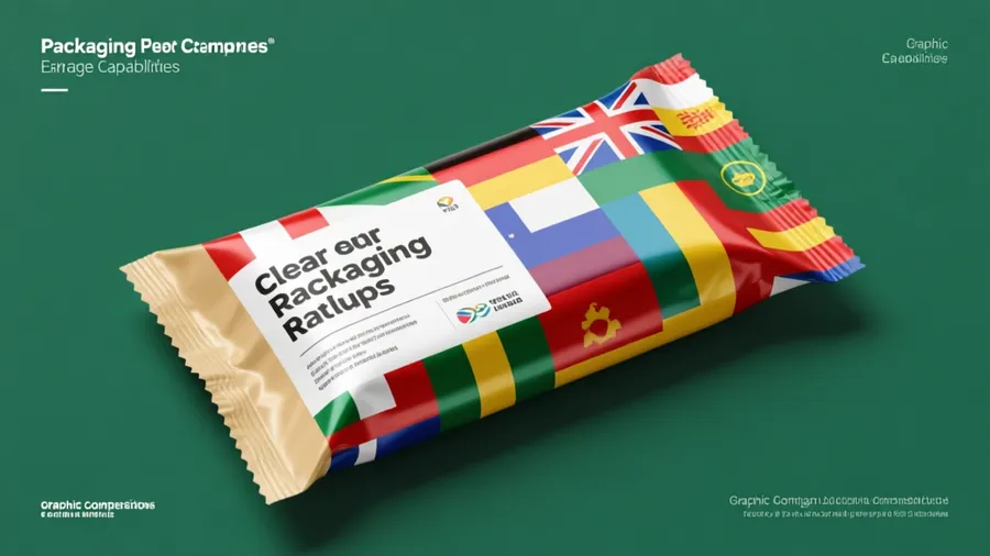 Product packaging mockups demonstrating clear readable text labels in graphic designs