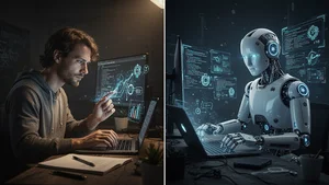 Human vs AI content creation
