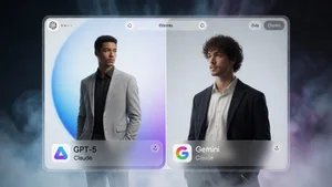 GPT-5 vs Claude 5 vs Gemini 3: Which AI Wins in 2026? Modern AI interface showing GPT-5, Claude 5, and Gemini 3 comparison