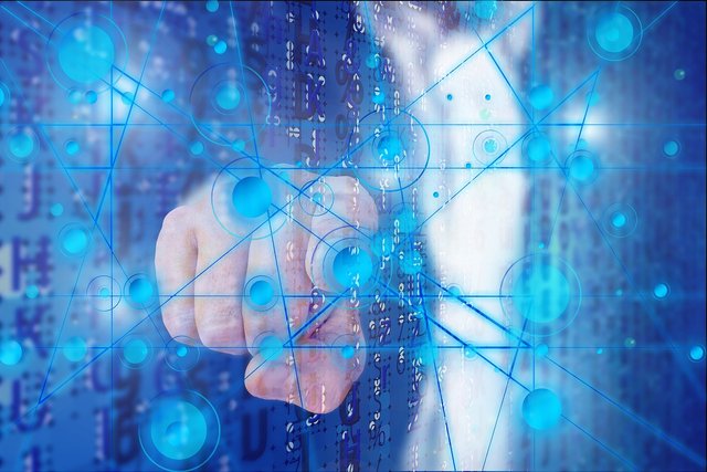 Twitter algorithm visualization with hashtag connections and visibility metrics