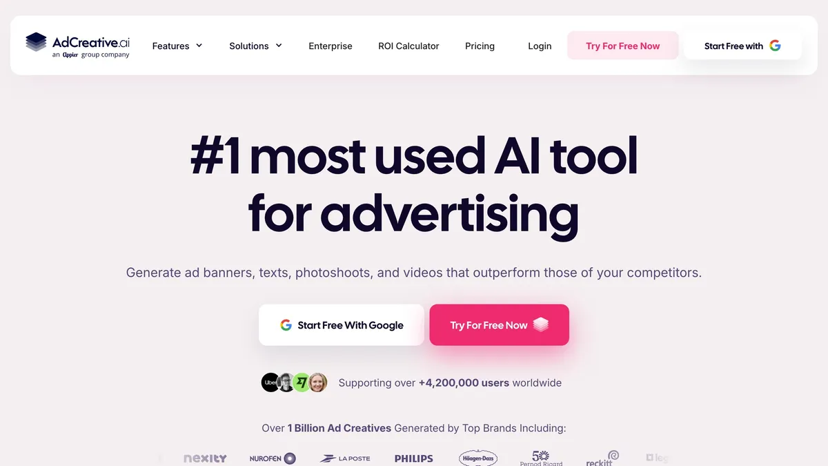 AdCreative.ai generating conversion-focused ad creatives