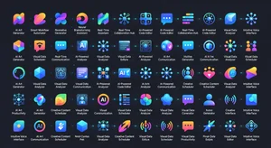 Collection of AI tool interfaces