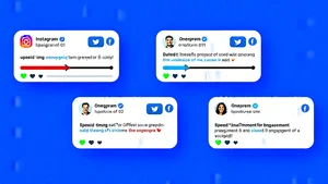 Collection of GIFs optimized for different social media platforms showing platform specific timing and speed adjustments for maximum engagement