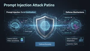 Diagram showing model inversion attack process and extracted data risks