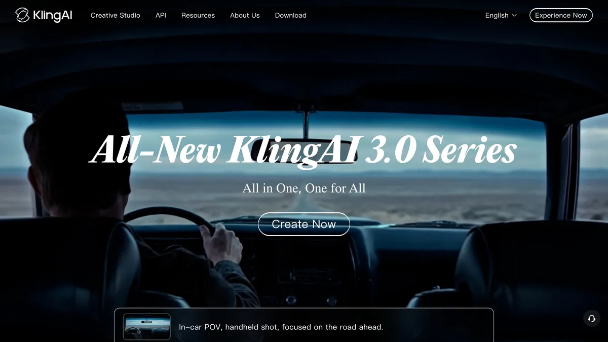 Kling AI turning a still image into a video clip