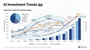 Technology maturity curve showing which AI capabilities reached mainstream adoption