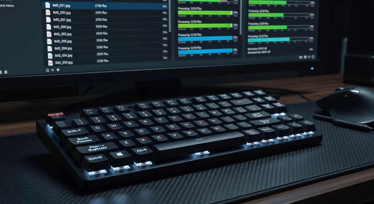 Keyboard shortcuts and productivity tools for efficient editing