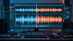 Audio waveform voice isolation