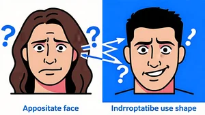 Split screen comparing appropriate versus inappropriate face swap use cases ethically