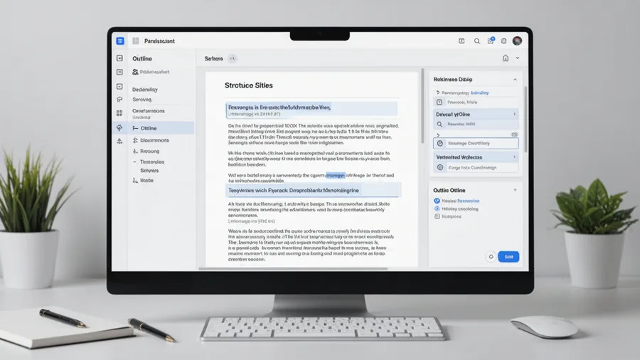 Synapsy Write creating structured essays and documents