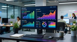 SEO analytics dashboard